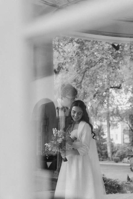First Look Moment — emotionale Hochzeitsfotografie München